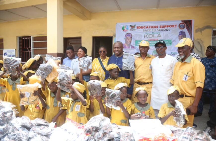 HON. KOLAWOLE ATANDA POWERS BACK-TO-SCHOOL EDUCATIONAL&hellip;